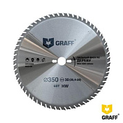 Пильный диск по дереву 350x30x60z EXPERT GRAFF