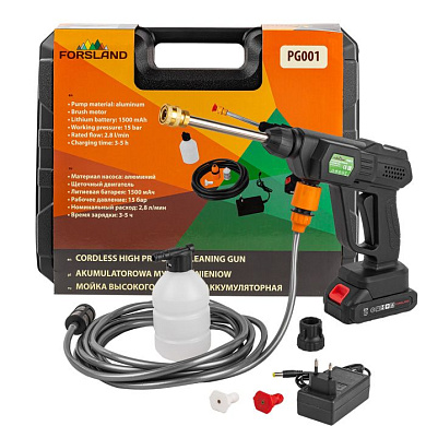 Мойка высокого давления аккумуляторная Forsland PG001