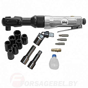 Пневмотрещотка 1/2" 61 Нм RW + набор аксессуаров FUBAG 100108