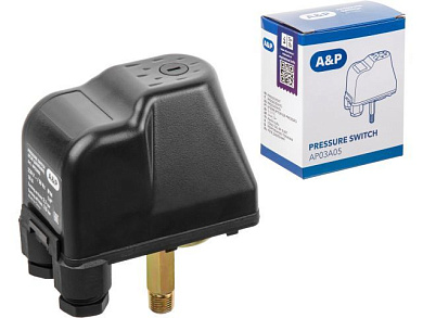 Реле давления для насоса 1/4" нар. A&P AP03A05