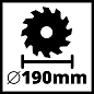 Циркулярная пила TE-CS 190/1 EINHELL 4331005