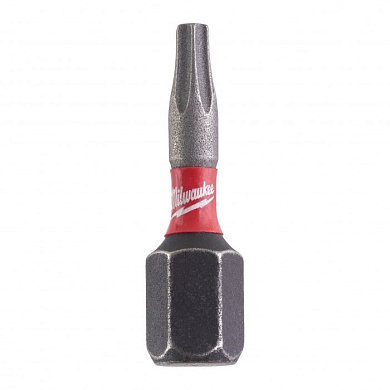 Бита ударная для шуроповерта Shockwave Torx TR T10H, 25 мм. 2 шт. Milwaukee 4932471580