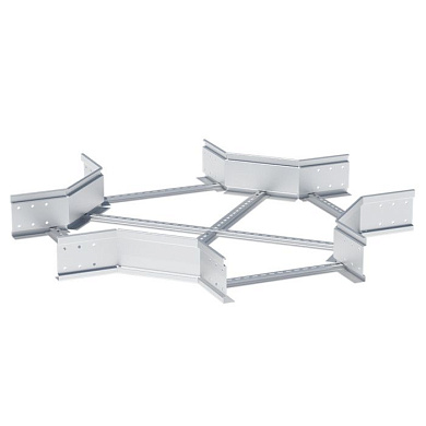 Ответвитель крестовой лестничный усиленный 150х600 мм (2 мм) EKF xltp150600-2