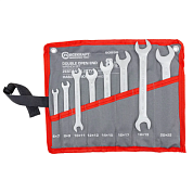 Набор рожковых ключей 6х7-20х22 мм 8 пр ForceKraft FK-5089P