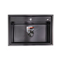 Мойка нерж. сталь, прямоугольная одночашевая, 700*460мм, черный, врезная (3,2мм) AKS 79258