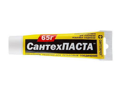 Паста уплотнительная универсальная "Сантехпаста" 65 гр. (в тубе) Сантехкреп PU65T