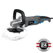 Полировальная шлифмашина, 1400 Вт, 600-3000 об/мин, пов. рукоятка, бронир. ротор, диск 180 мм RÖGEL PMR 180-1400