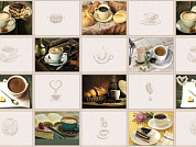 Клеенка столовая, нетканая основа с ПВХ покр. "DECO", 1 м.пог., (продажа кратно 20 м!) PERFECTO LINEA 11-165195