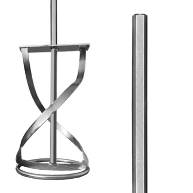 Миксер-насадка строительный 90 мм длина 400 мм P705 GRAFF 2405013
