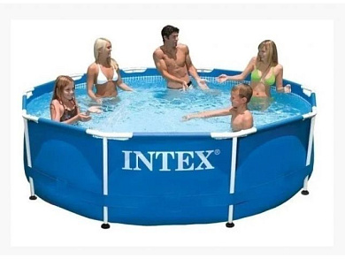 Каркасный бассейн Metal Frame, круглый, 366х76 см, от 6 лет INTEX 28210NP