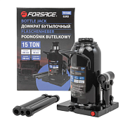 Домкрат бутылочный 15 т с клапаном, 205-390 мм Forsage F-T91504(Euro)