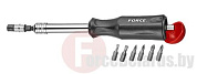Универсальная отвертка с насадками Force 2083 8 пр. 1/4''