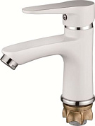 Смеситель для умывальника, цинк, белый Loffrey LF81012W