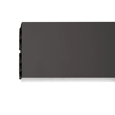 Цоколь мебельный ПВХ h=100, антрацит L=3000мм, РБ BY 82778