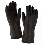 Перчатки кислотощелочестойкие, тип 1, К80 Щ40, р-р 3, черный