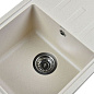 Мойка кухонная из мраморной крошки, cream, Wisent W620-30