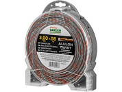 Леска ф 3.0 мм х 56 м витой квадрат сеч. ALULON TWIST STARTUL GARDEN