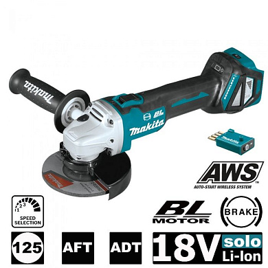 Угловая шлифмашина аккумуляторная DGA518ZU (DGA 518 ZU) MAKITA