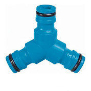 Тройник для разветвления или соединения штуцерный Palisad Luxe 65727