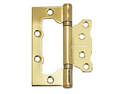 Петля накладная 100х75 2BB BP 2,5мм латунь, 2 шт АЛЛЮР УЗК 7499