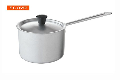 Кастрюля 1 л с мет. ручкой с крышкой, РОССИЯ Демидовский МТ-064