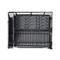 Выдвижная корзина-сушка 600 DARK LINE, черный AKS 90623