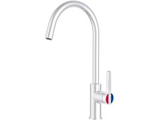 Смеситель для кухни Lt D35, серия Lotus белый, поворотный J-излив A-five A5-0724