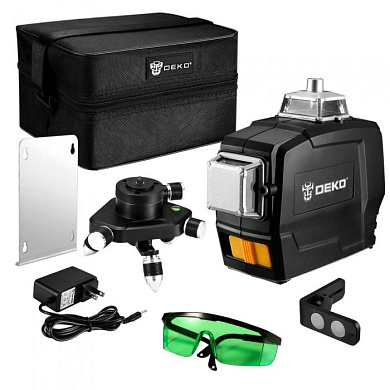 Уровень лазерный DKLL12PG1 зеленый луч DEKO 065-0278