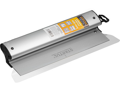 Шпатель-правило нерж. с алюм. ручкой 400 мм STARTUL PROFI ST1025-400