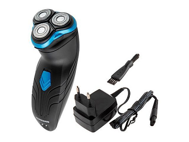 Бритва электрическая AMS-761,аккум., роторная, триммер NORMANN AMS-761
