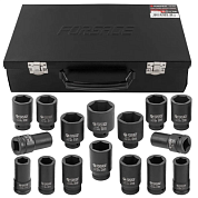 Набор головок ударных глубоких 3/4'' 16 пр 17-50 в кейсе Forsage F-6162-5MPB