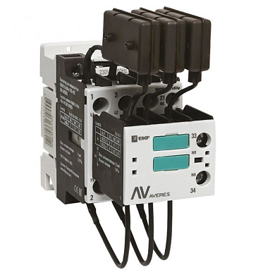 Контактор для конденсатора КМЭК 10 кВАр 230В 1NО+1NC EKF AVERES ctrk-s-14-10-230-av