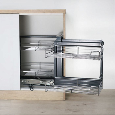 Магический угол правый, хром AKS 90611