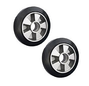 Колесо резиновое 180х50 мм без подшипника для тележек гидравлических BF/BF-III/DF-III/RHP/AC/DF/CW2 TOR 1000300