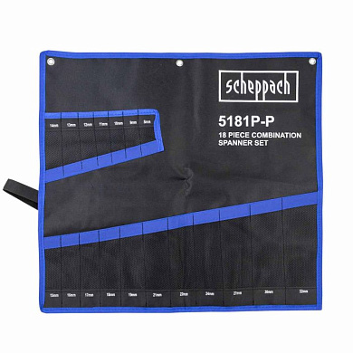 Органайзер тканевый для набора ключей 18 пр. Scheppach Sch-5181P-P