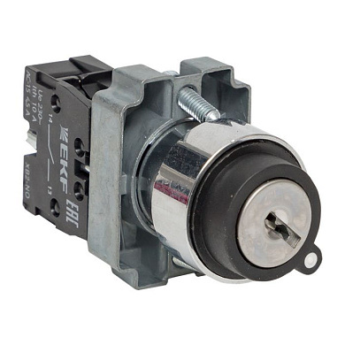 Переключатель BG21 2P с замком не возвратный NO EKF PROxima xb2-bg21