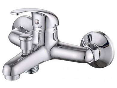 Смеситель для ванны D35-A, серия 260, короткий монолитный излив, без эксцентриков ECONOCE EC0261