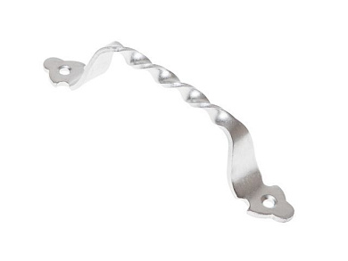 Ручка-скоба 80 мм витая, белый цинк Starfix SMP-75527-1