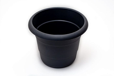 Горшок пластмассовый Примула, d=270 h=220, 7л., графит Гарденпласт 82003