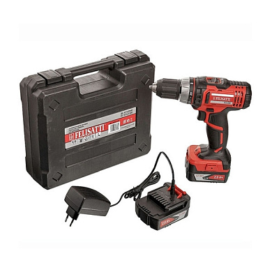 Дрель-шуруповерт аккумуляторная,14,4 В, 2АКБ Li-ion,2,0A*h, ЗУ-слайдерного типа Felisatti ДА-10/14,4Л3(М)Felisatti (3830.5.1.10)