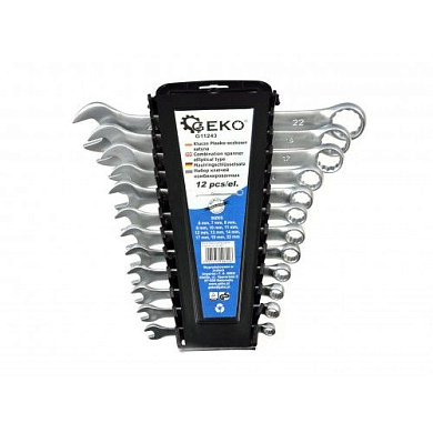 Набор рожково-накидных ключей 44713 мм Geko G11243 G11243