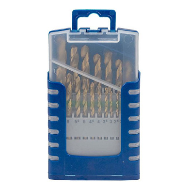 Набор сверл по металлу 19 пр, 1-10 мм YATAFORCE YF-924U19