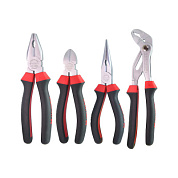 Набор цангового инструмента, 4шт. (плоскогубцы 200 мм, длинногубцы 160 мм, бокорезы 160 мм, трубный клю WÜRTH 5772101104