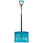 Лопата для уборки снега пластиковая LUXE,460х335х1300 мм, металлопластиковый черенок, Palisad 615915