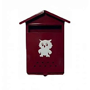 Ящик почтовый "Домик" порошковое покрытие без замка, толщина металла 0,5мм, цвет в асс. Агростройлидер САД-22.40