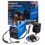 Сварочный аппарат 4.5кВт, 230В, Ø электрода 1.6-4 мм, Ø проволоки 0.6-1 мм, сварочный ток 40-210А Forsage F-MIG-210P