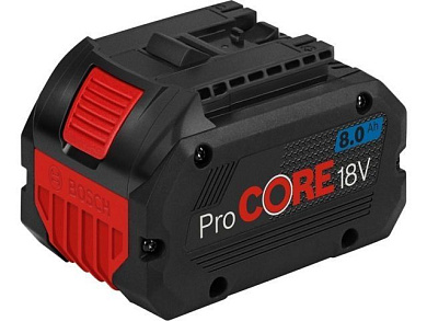 Аккумулятор ProCORE 18 V 8,0 Ah (-1-) Professional BOSCH (1600A016GK)
