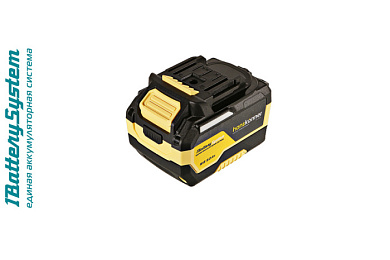 Аккумулятор 1 BatterySystem 18V, 6.0 Ah, Li-Ion Hanskonner HBP2006