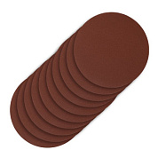 Круг абразивный на ворсовой подложке под "липучку", перфорированный, P 180, 125 мм, 5 шт Сибртех 738087