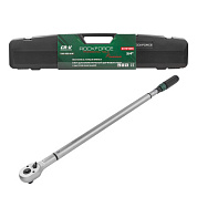 Ключ динамометрический щелчкового типа с быстрой фиксацией "Premium" 100-600Нм, 3/4", в пластиковом кейсе RockForce RF-64761095 Premium
